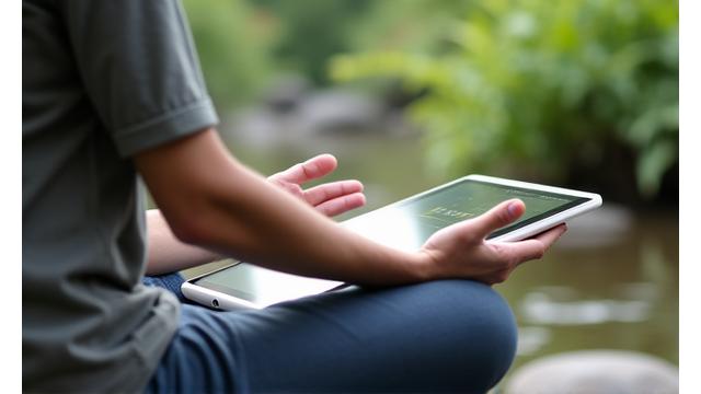 Εικόνα από το wellness blog με άνθρωπο που διαλογίζεται