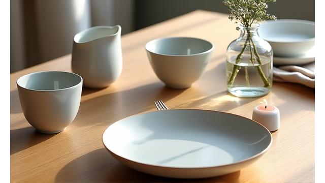 Όμορφα στρωμένο τραπέζι για mindful dining